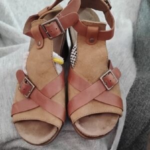 Stylish Tan and Brown dansko Women's Sandals